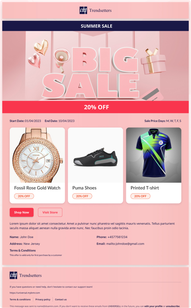 emailtemplete-sample