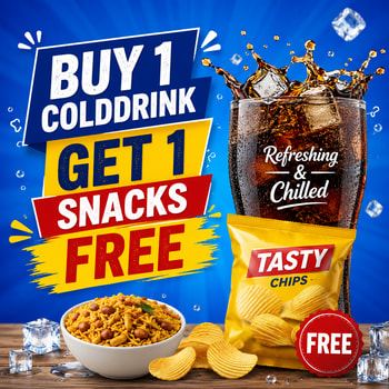 Coldrinks with Snacks